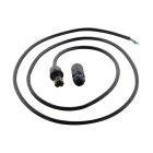 SATCO|NUVO Whip Connector - 5.5FT - IP68 Rated - Supply Line Voltage - Black