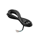 WAC Lighting H-Track 3-Wire Power Cord with Ground - 120V - Black