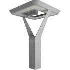 RAB AL5 Square LED Area Light - 17,328 Max Lumens - 30 | 60 | 120W - CCT Selectable - Type V Wide - Roadway Gray - 120-277V - Sensor Ready 