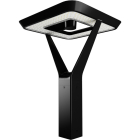 RAB AL5 Square LED Area Light - 15,831 Max Lumens - 30 | 60 | 120W - 3000K - Type V Concentrated - Black - 120-277V - 7-Pin Receptacle 