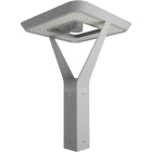 RAB AL5 Square LED Area Light - 17,328 Max Lumens - 30 | 60 | 120W - CCT Selectable - Type V Wide - Roadway Gray - 120-277V - 7-Pin Receptacle 