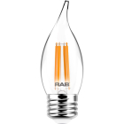 RAB 5.5W LED BA11 Filament Lamp - Dimmable - 2700K - 500 Lumens - 120V