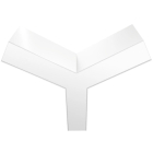 RAB BOA Y Connector for Pendant Down Light - White