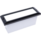 NSL 5W LED Brick Star Step Light - Prism Cover - 3000K - 468 Lumens - 120V - Black