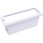 NSL 5W LED Brick Star Step Light - Prism Cover - 3000K - 468 Lumens - 120V - White