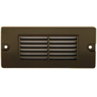 Corona Lighting LED Step Light - 2.5W - 3000K - 250 Lumens - 12V - Louvered - Bronze