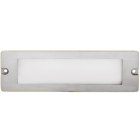 Corona Lighting LED Step Light - 5W - 3000K - 450 Lumens - 12V - Silver Plated