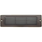Corona Lighting LED Step Light - 5W - 3000K - 450 Lumens - 12V - Louvered - Gun Metal