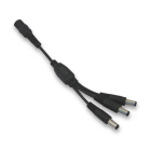 DiodeLED 3-Way DC Splitter Cable - Black