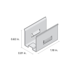 DiodeLED Mounting Clips for LINAIRE Flex 3D Bend - 2 Pack - White