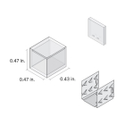 DiodeLED End Cap for LINAIRE Flex Mini 3D Bend