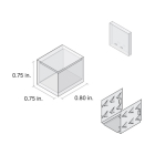 DiodeLED End Cap for LINAIRE Flex Top Bend