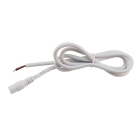 DiodeLED Adapter Splice Cable - Female DC to Hardwire Connection - White