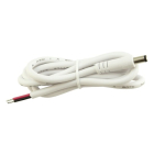 DiodeLED Adapter Splice Cable - Male DC to Hardwire Connection - White