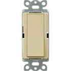 Lutron Claro Single-Pole Switch with Nightlight - 15A - Ivory