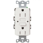 Lutron Claro 15A GFCI Receptacle - Tamper Resistant - White
