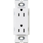 Lutron Claro 15A Tamper Resistant Receptacle - White