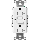 Lutron Claro 20A GFCI Receptacle - Tamper Resistant - Snow