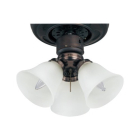 Maxim Lighting 3-Light Ceiling Fan Light Kit - Oil Rubbed Bronze