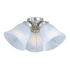Maxim Lighting 3-Light Ceiling Fan Light Kit - Satin Nickel