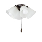 Maxim Lighting 4-Light Ceiling Fan Light Kit - 120V - Oil Rubbed Bronze