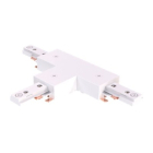 Green Creative T-Connector for Atom and Orbit Series Track Lighting - White