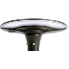 Westgate GPET LED Adjustable Garden Post Top Light - 40 | 50 | 60W - CCT Selectable - 120-277V - Bronze