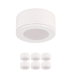 WAC Lighting Mini Puck LED Puck Light - 6 Pack - 95 Lumens - 12W - 3000K - 24V - White