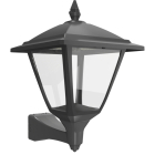 RAB Heritage Square Decorative LED Lantern - 15,401 Max Lumens - Wattage & CCT Selectable - Type III/Type V Selectable Optics - Microwave Sensor - Wall Mount - 120-277V - Bronze