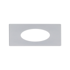 Lotus White Square Trim for LED-S8W J-Box Mount or Retrofit LED Downlight