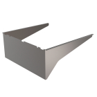 Keystone Reversible Glare Shield for Large Size Area Lights - Bronze