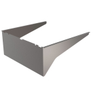 Keystone Reversible Glare Shield for Small Size Area Lights - Bronze