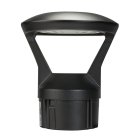 Keystone Decroative Bollard Head - Photocell - 14 | 19 | 24W - CCT Selectable - 120-277V - Black