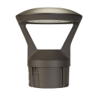 Keystone Decroative Bollard Head - Photocell - 14 | 19 | 24W - CCT Selectable - 120-277V - Bronze