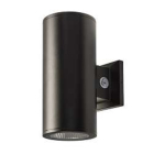 Keystone Sentinel 6” Direct/Indirect Wall Mount Cylinder - Photocell - 21 | 28 | 36W - CCT Selectable - 120-277V - Black