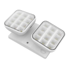 Keystone Double LED Remote Head for Emergency Light - White