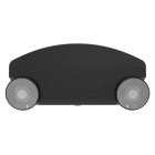 Keystone LED Emergency Light - Remote Capable - 6500K - Battery Backup - 120-277V - Black