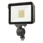 Keystone XFit Compact LED Flood Light - 15W - CCT Selectable - 120-277V - Bronze - TAA Compliant