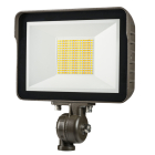 Keystone XFit Compact LED Flood Light - 35W - CCT Selectable - 120-277V - Bronze - TAA Compliant