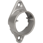 Task Lighting Flange Set - Lighted Closet Rod - Satin Nickel