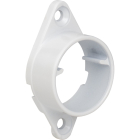 Task Lighting Flange Set - Lighted Closet Rod - White