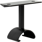 Task Lighting Top-Mounted Support - Lighted Closet Rod - Black