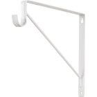 Task Lighting Shelf Bracket Support - Lighted Closet Rod - White