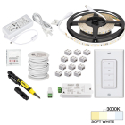 Task Lighting 16' Radiance LED Tape Light Kit - 3000K - 1.5W / FT - 120 Lumens / FT - 12V