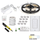 Task Lighting 16' Radiance LED Tape Light Kit - 4000K - 1.5W / FT - 120 Lumens / FT - 12V