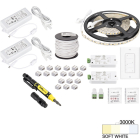 Task Lighting 16' Vivid LED Tape Light Kit - 2 Zone - 2 Area - 3000K - 2.8W / FT - 225 Lumens / FT - 12V