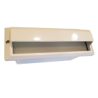 NSL 5W LED Brick Star Step Light - Scoop Cover - 3000K - 468 Lumens - 120V - White