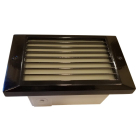 NSL 5W LED Step Star Step Light - Louver Cover - 3000K - 468 Lumens - 120V - Black