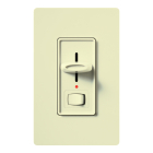 Lutron Skylark Preset Single-Pole Dimmer with Nightlight - 1000W Max - Almond