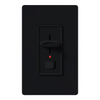 Lutron Skylark Preset Single-Pole Dimmer with Nightlight - 1000W Max - Black